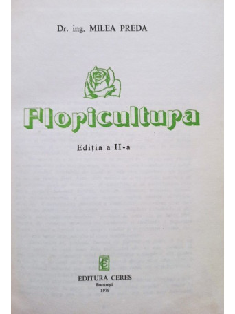 Floricultura, editia a II-a