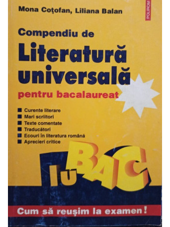 Compendiu de literatura universala pentru bacalaureat