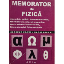 Memorator de fizica clasele IX - XII