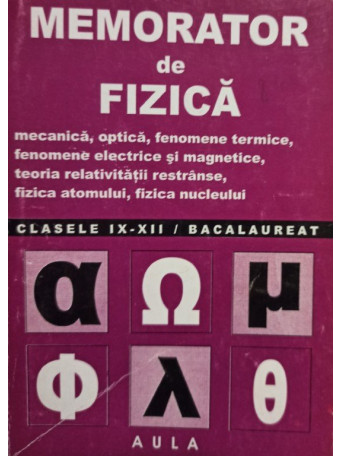 Memorator de fizica clasele IX - XII