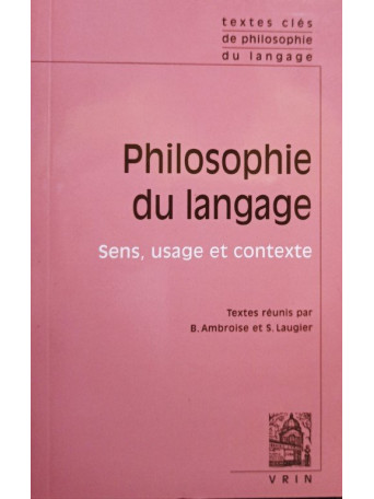 Philosophie du langage