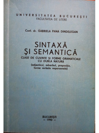 Sintaxa si semantica