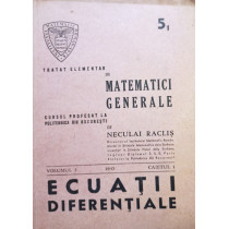 Tratat elementar de matematici generale, vol. 5, caietul 1