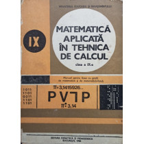 Matematica aplicata in tehnica de calcul clasa a IX-a