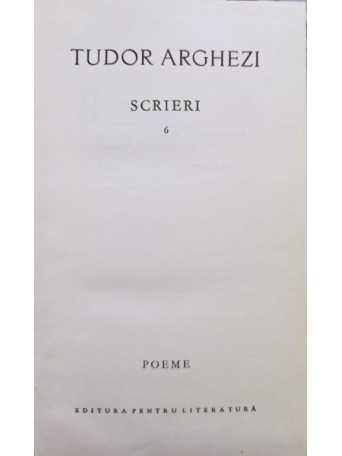 Scrieri, vol. 6 - Poeme