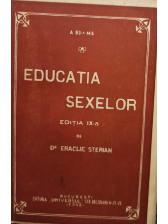 Educatia sexelor, editia a IX-a