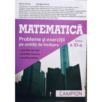 Matematica - Probleme si exercitii pe unitati de invatare, clasa a XIa