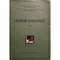 Lucrari stiintifice, vol. III