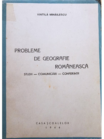 Probleme de geografie romaneasca