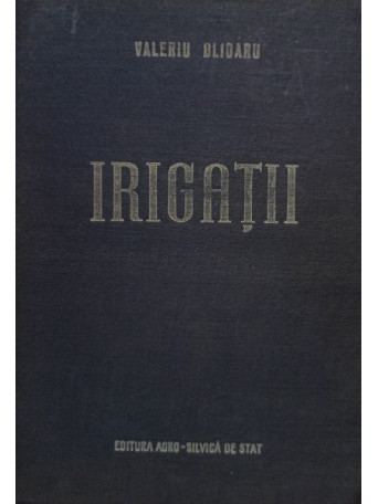 Valeriu Blidaru - Irigatii - 1954 - Cartonata