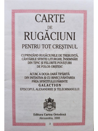 Carte de rugaciuni pentru tot crestinul