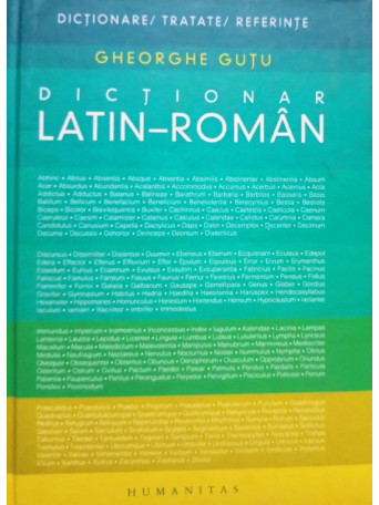 Dictionar latin - roman