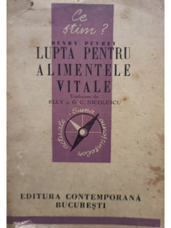 Lupta pentru alimentele vitale