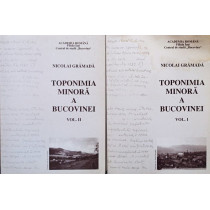 Toponimia minora a Bucovinei, 2 vol.