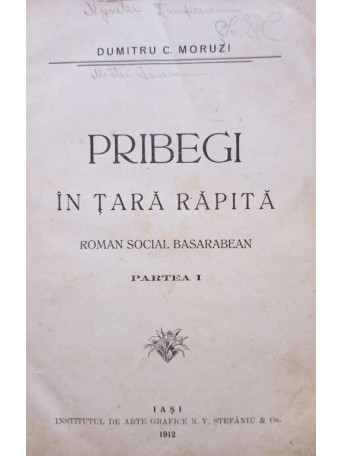 Pribegi in tara rapita (semnata)