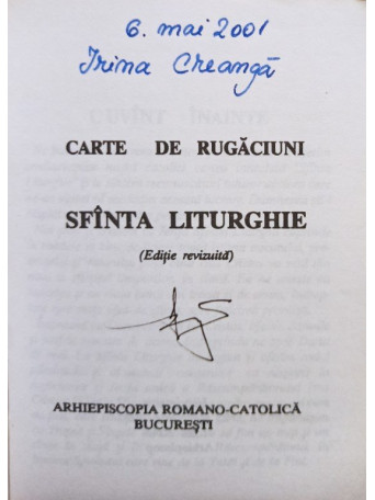 Carte de rugaciuni - Sfanta Liturghie