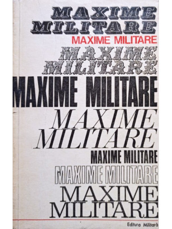 Maxime militare