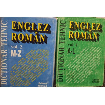 Dictionar tehnic englez - roman, 2 vol.