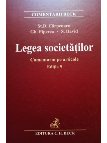 Legea societatilor, editia 5