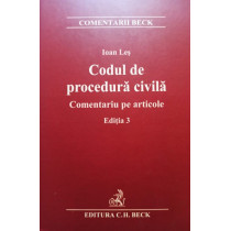 Codul de procedura civila, editia 3