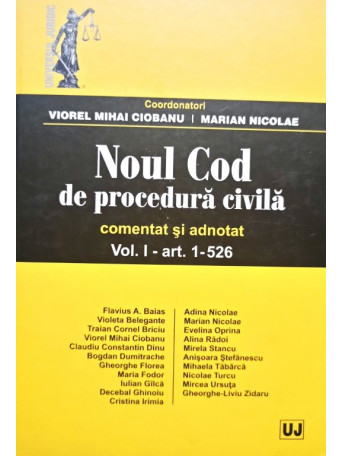 Noul Cod de procedura civila, vol. 1 - art. 1526