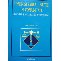 Administrarea justitiei in comunitate