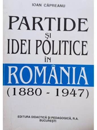 Partide si idei politice in Romania