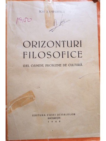 Orizonturi filosofice