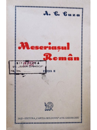 Meseriasul roman, editia a IIa