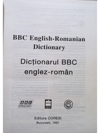 Dictionarul BBC englez - roman