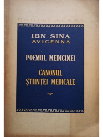 Poemul medicinei - Canonul stiintei medicale