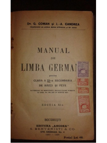 Manual de limba germana