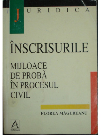 Inscrisurile - Mijloace de proba in procesul civil