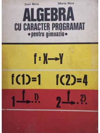 Algebra cu caracter programat pentru gimanziu