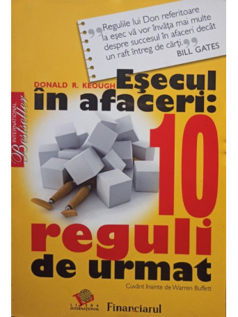 Donald R. Keough - Esecul in afaceri: 10 reguli de urmat - 2009 - Brosata