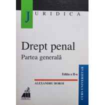 Drept penal - Partea generala, editia a II-a