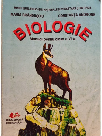 Maria Brandusoiu - Biologie - Manual pentru clasa a VI-a - 2016 - Brosata