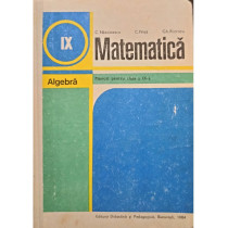 Matematica. Algebra, manual pentru clasa a IX-a