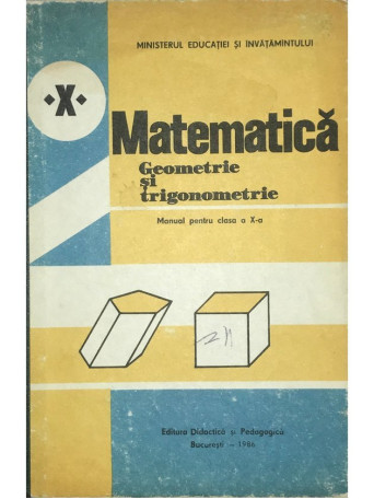 Matematica - Manual pentru clasa a X-a