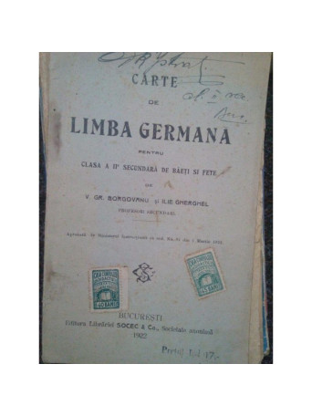 Carte de limba germana