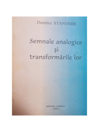 Semnale analogice si transformarile lor (semnata)