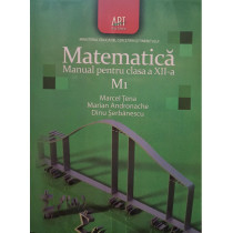 Matematica. Manual pentru clasa a XII-a M1