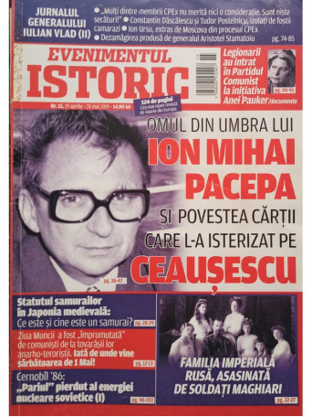 Evenimentul istoric, nr. 15, 19 aprilie - 24 mai 2019