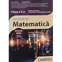 Culegere de matematica clasa a X-a