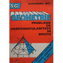 Geometrie. Probleme de perpendicularitate in spatiu