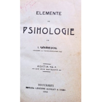 Elemente de psihologie