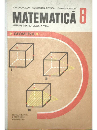 Matematica - Manual pentru clasa a VIII-a