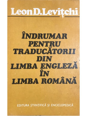 Indrumar pentru traducatorii din limba engleza in limba romana