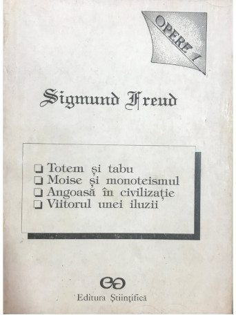 Sigmund Freud - Opere - vol. 1 - 1991 - Brosata