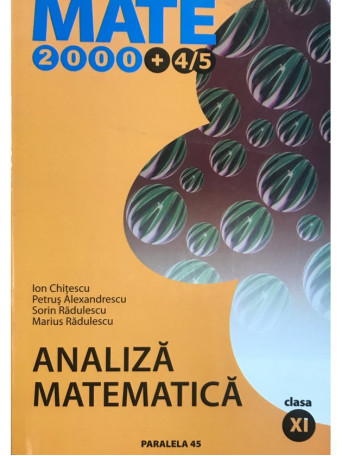 Analiza matematica, clasa a XIa